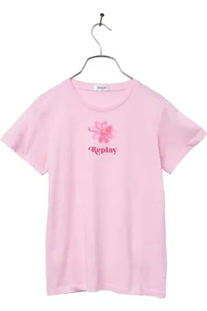 Replay T-shirt dziewczęcy bawełna, , 12 Lata