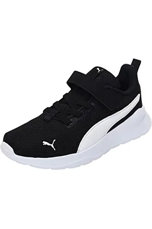 PUMA Uniseks - Dzieci Anzarun Lite Ac Ps Sneakersy, Black/ White, 32 EU
