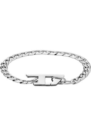 Diesel Bransoletka męska ze stali nierdzewnej, DX1496040, Length: 185mm+20mm, Width: 9.9mm, Stal nierdzewna, No Gemstone