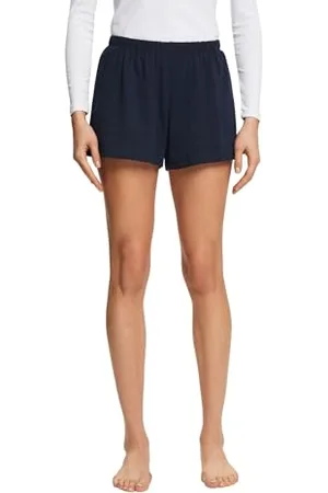 ESPRIT Bodywear MIA GRS S. Spodenki damskie od piżamy, granatowe, 38, , 38