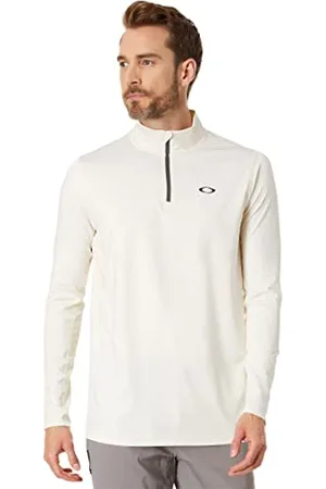 Oakley Męska bluza Gravity Range z zamkiem błyskawicznym na ćwierć, Arctic White Hthr, XXL