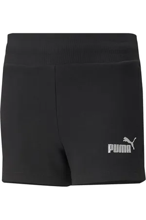 PUMA Dziewczęce ESS Tr G szorty z dzianiny, Black, 116 cm