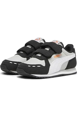 PUMA Unisex Cabana Racer Sl 20 V Inf Sneaker, Ash Gray White Black, 23 EU