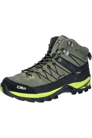 CMP Rigel Mid Trekking Shoes WP, Kaki-Kwas, 40 Mężczyźni, , 40 EU
