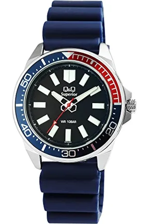 Citizen Q&Q Męski analogowy cyfrowy zegarek automatyczny z paskiem S7230568, , Pasek