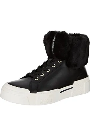 Moschino Pollini Damskie Buty Sportowe Obuwie Damskie Ja15805g0fia500a36, Czarne, 36 EU