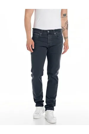 Replay Męskie dżinsy Slim Straight Leg Grover, , 34W / 30L