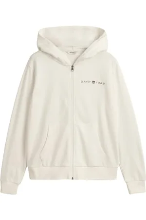 GANT REG Printed Graphic Zip Hood, , M