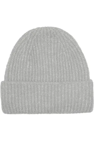 VERO MODA Bestseller A/S Damska czapka VMLUCA Rib Beanie GA NOOS, jasnoszara melanż, jeden rozmiar, , jeden rozmiar