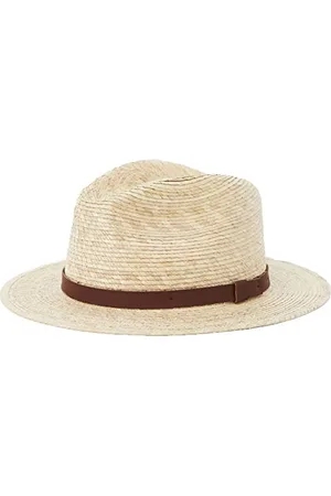 Brixton Męska słoma Messer Fedora, 6.875