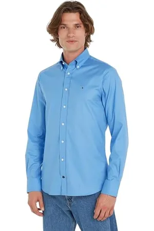 Tommy Hilfiger Męska koszula Oxford Regular Fit z długim rękawem, , 40