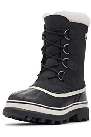 sorel Caribou wodoodporny śniegowce damskie, Czarny (Black x Stone), 39 EU