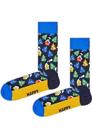 Happy Socks Winterland, kolorowe i zabawne, Skarpety dla kobiet i mężczyzn, (41-46)