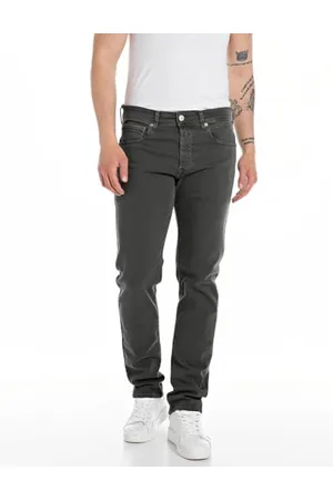 Replay Męskie dżinsy Slim Straight Leg Grover, , 30W / 32L