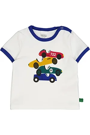 Green Cotton Motor Print s/s T Baby, , 86