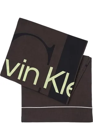 Calvin Klein Jeans Damskie wycięte szaliki Monologo, , jeden rozmiar, , Rozmiar uniwersalny