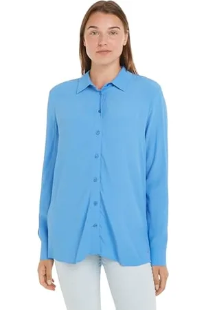 Tommy Hilfiger Damska bluzka z krepy elegancka, , 64