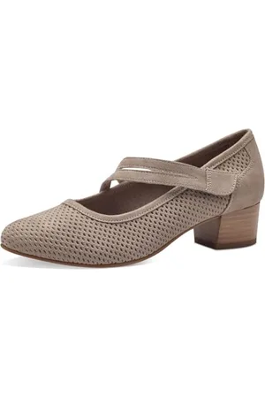 Jana Damskie buty 8-24363-42 Mary Jane, kamień, 36 EU szerokie, , 36 EU Weit
