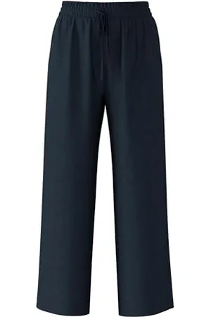 SELECTED Damskie spodnie z materiału Slfviva-gulia Hw Long Linen Pant Noos, , 34