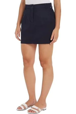 Tommy Hilfiger Damska bawełniana spódnica chino GMD Desert Sky 42, , 68