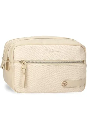 Pepe Jeans Sprig Neceser Beżowy 26x16x12 cms Skóra syntetyczna by Joumma Bags, , Talla única, Potrzebny