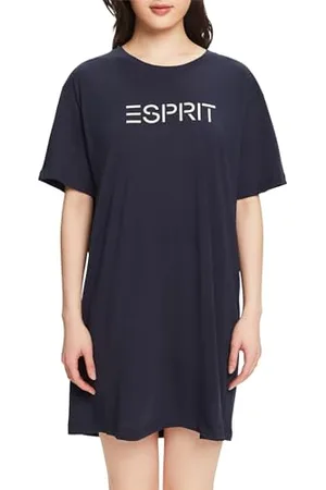 ESPRIT Bodywear MIA GRS ns s-SLV damska koszula nocna, granatowa, 36, , 36
