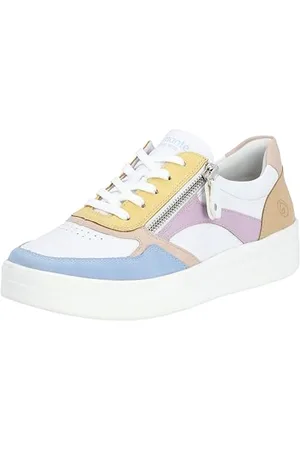 Remonte Damskie buty sportowe D0J01, aqua/biały/różowy/Sun/Mauve/Tan/białe / 83, 36 EU, , 36 EU