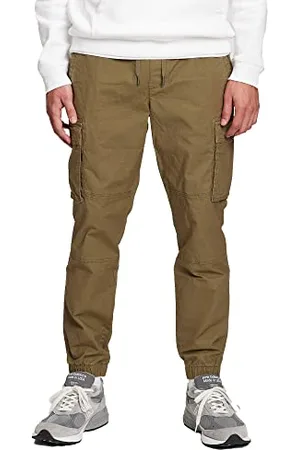 GAP Męskie spodnie typu V-Cargo Joggery, swobodne spodnie, , S