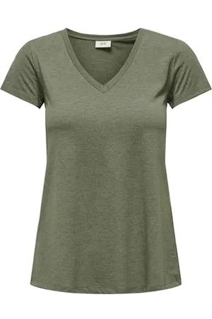 JDY Dalila S/S dekolt w serek top JRS ATK, , XS