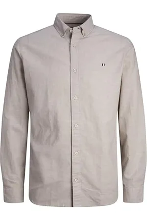 JACK & JONES Męska koszula z długim rękawem Jprblusummer Shield L/S, , XL