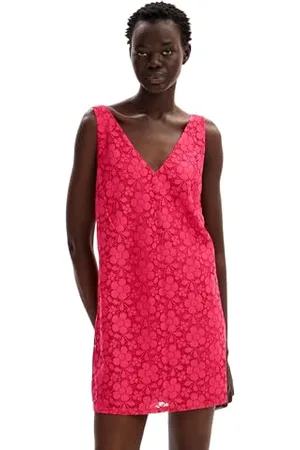 Desigual Vest_LACE, 3002 Fucsia, XS, , XS