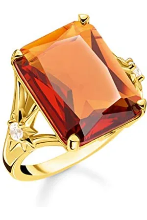 Thomas Sabo Pierścionek damski ze srebra próby 925 z kamieniem szklanym 32011354, kamień, cyrkonia sześcienna