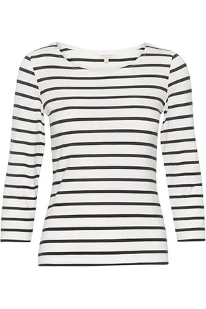 Part Two Damska koszulka 3/4 Sleeves Round Neck Slim Fit Jersey Koszulka Hip Length, , S