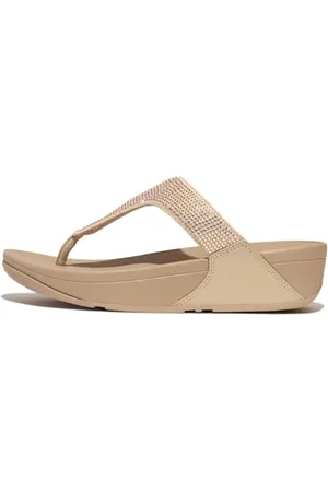 FitFlop Damskie sandały LULU Crystal zdobione palcami, , 8 UK, , 42 EU