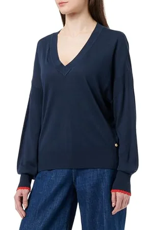 Scotch&Soda Sweter damski z dekoltem w serek, , S