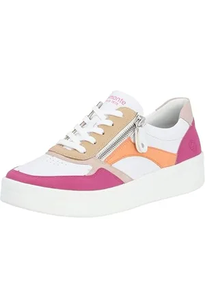 Remonte Damskie buty sportowe D0J01, magenta/białe/różowe/tan/Salmon/białe / 84, 40 EU, , 40 EU