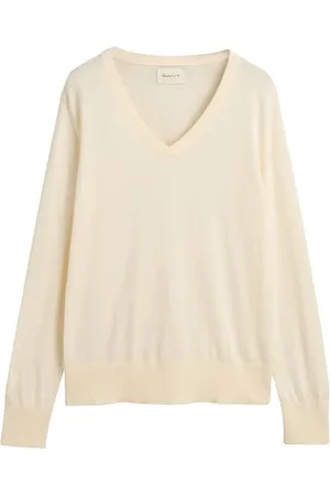GANT FINE Knit V-Neck, , L