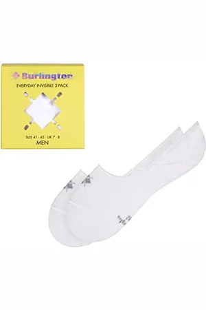 Burlington Mężczyźni Stopki Everyday Box Multipack M In Bawełna niewidoczne jednokolorowe 2 Pak, , 39-40