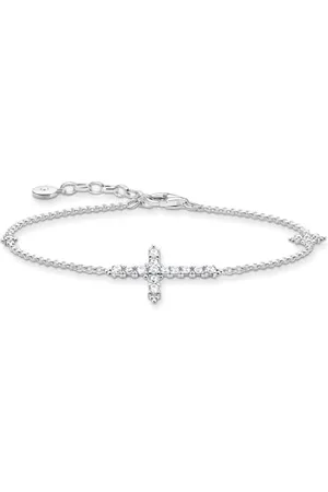 Thomas Sabo A2066-051-14 bransoletka krzyżowa ze srebra wysokiej próby 925, Jeden rozmiar, Srebro szterlingowe, Bez kamieni szlachetnych