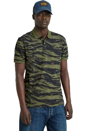 G-Star Męska koszulka polo Dunda Slim Allover, , L