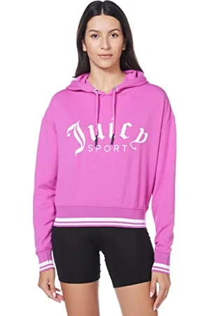 Juicy Couture Damska bluza z kapturem z logo, , L