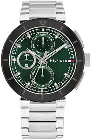 Tommy Hilfiger Analogowy zegarek kwarcowy wielofunkcyjny dla mężczyzn z kolekcji z bransoletką ze stali nierdzewnej-1792117