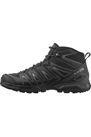 Salomon Męskie buty X Pioneer Mid Gore-tex Hiking Shoe, Black Magnet Monument, 42 EU