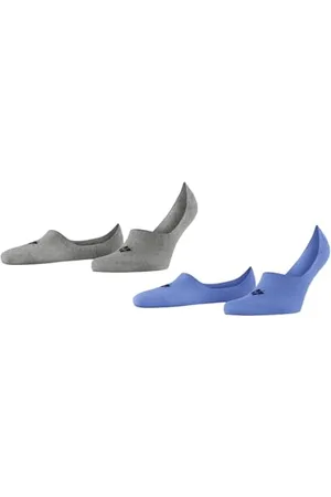 Burlington Mężczyźni Stopki Everyday 2-Pack M IN Bawełna niewidoczne jednokolorowe 2 Pak, , 45-46