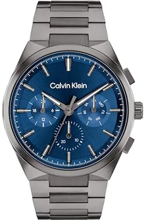 Calvin Klein Analogowy zegarek kwarcowy wielofunkcyjny dla mężczyzn z bransoletką ze stali nierdzewnej, kolekcja Distinguish-25200443