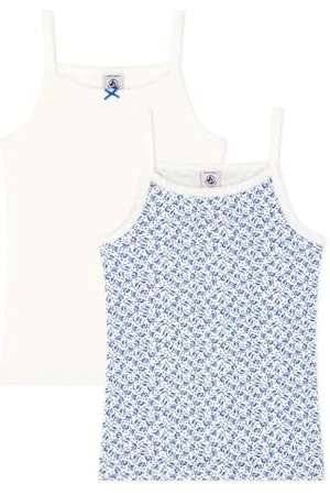 Petit Bateau 2 Koszule BRETELLESvarian10A, , 10 lat