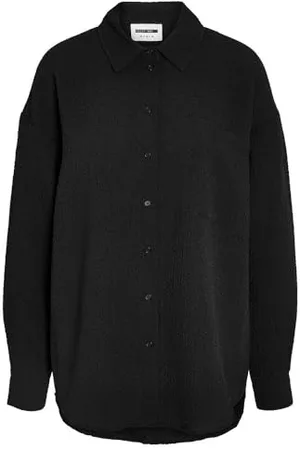 Noisy May Damska koszulka Nmripple L/S oversize WVN Noos bluzka z długim rękawem, , L