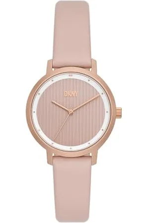 DKNY Modernist zegarek dla kobiet, mechanizm kwarcowy z paskiem ze stali szlachetnej, skóry lub silikonu, ,34MM