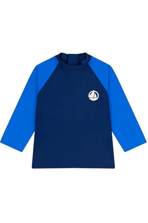 Petit Bateau A09ui Koszulka Anti UV, Średniowieczny/Surfing, 6 Miesiąc dla niemowląt, , 6 miesięcy