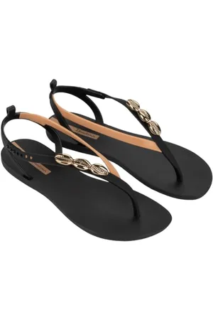 Ipanema Klapki basenowe, guma, antypoślizgowa koszulka, paski na kostkę, łopata, cienkie, eleganckie, ozdobne, dla: kobiet, , 40 EU